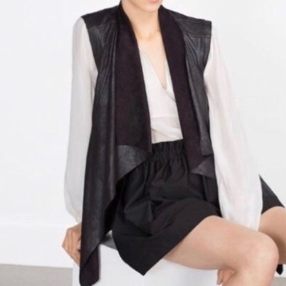 Zara Jackets & Blazers - NWOT Zara Faux Suede Vest